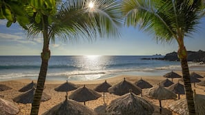 Private beach