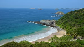 Private beach