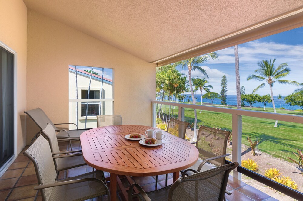 Balcony view, Kona Coast Resort