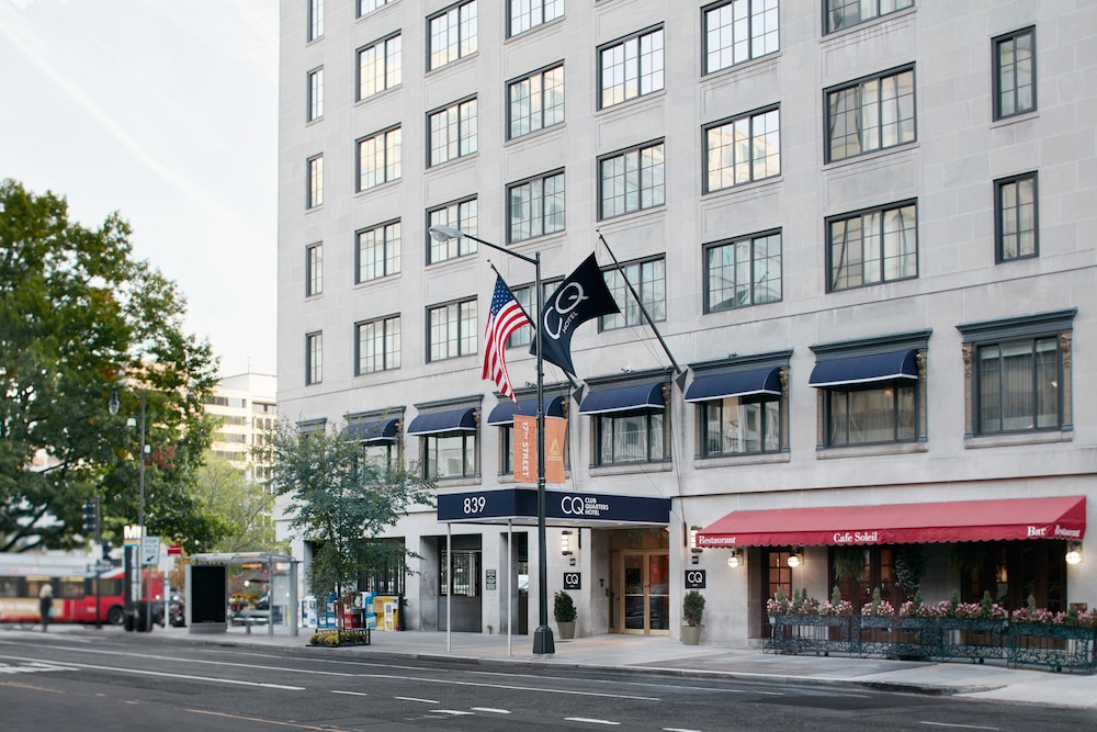 Front of property, Club Quarters Hotel in Washington DC