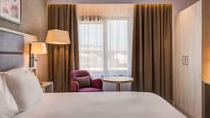 Premium bedding, in-room safe, soundproofing, iron/ironing board