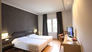 Desk, blackout curtains, iron/ironing board, free WiFi