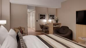 Premium bedding, down duvet, pillow top beds, minibar