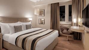 Premium bedding, down duvet, pillow top beds, minibar