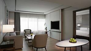 Premium bedding, pillow top beds, minibar, in-room safe