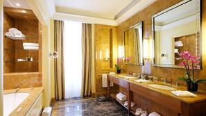 Premium bedding, minibar, in-room safe, desk