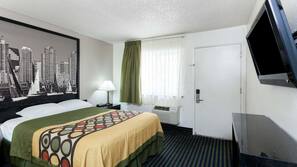 Desk, iron/ironing board, free WiFi, linens