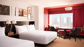 Premium bedding, pillowtop beds, in-room safe, iron/ironing board