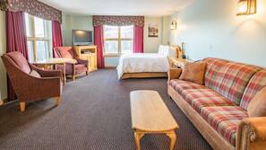 Premium bedding, pillowtop beds, desk, free WiFi