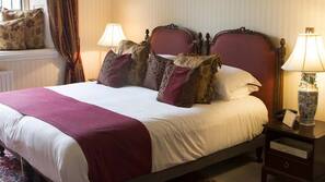 Premium bedding, down comforters, Select Comfort beds, desk
