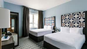 Hypo-allergenic bedding, in-room safe, iron/ironing board