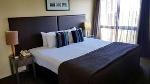 In-room safe, blackout curtains, iron/ironing board, free WiFi