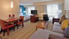 In-room safe, desk, iron/ironing board, free cribs/infant beds