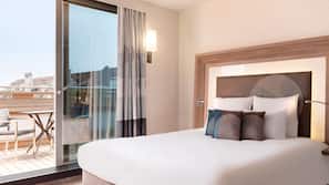 Minibar, in-room safe, desk, blackout curtains