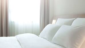 Minibar, in-room safe, desk, blackout curtains