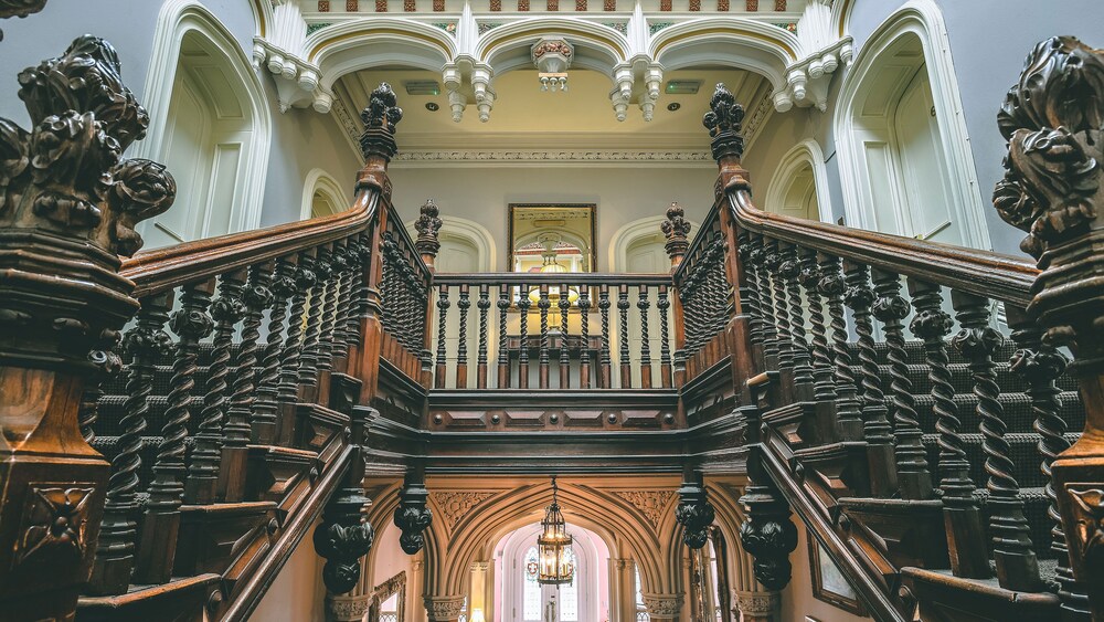 Staircase, Hollin House Hotel