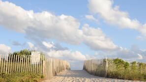 Plage, sable blanc