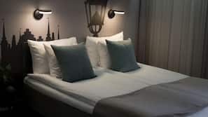 Ropa de cama de alta calidad, caja fuerte, sistema de insonorización