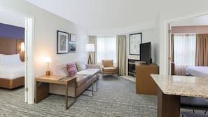 In-room safe, desk, iron/ironing board, free cribs/infant beds