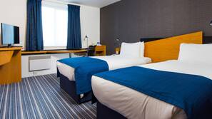 In-room safe, desk, laptop workspace, iron/ironing board