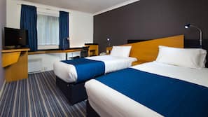 In-room safe, desk, laptop workspace, iron/ironing board