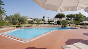 Piscina all'aperto, ombrelloni da piscina