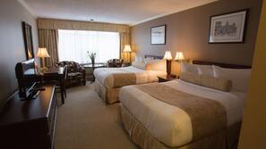 Premium bedding, pillow top beds, in-room safe, individually decorated