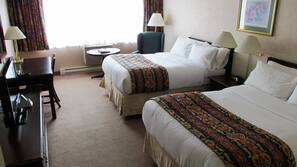 Premium bedding, pillow top beds, in-room safe, individually decorated