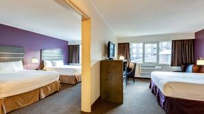 Premium bedding, down comforters, in-room safe, laptop workspace