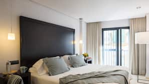 Down duvet, free minibar items, in-room safe, desk