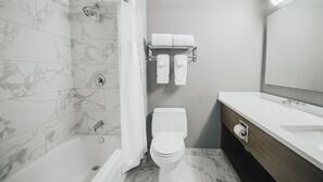 Premium bedding, pillowtop beds, in-room safe, desk