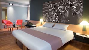 Desk, soundproofing, iron/ironing board, rollaway beds