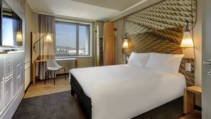 In-room safe, desk, blackout curtains, iron/ironing board