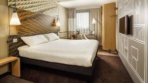 In-room safe, desk, blackout curtains, iron/ironing board
