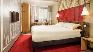In-room safe, desk, blackout curtains, iron/ironing board