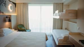 Minibar, in-room safe, desk, blackout curtains