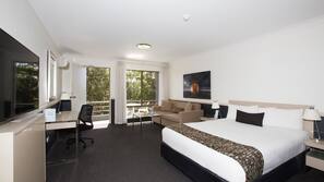 Premium bedding, minibar, in-room safe, desk