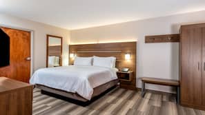 In-room safe, desk, blackout curtains, iron/ironing board