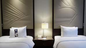 Premium bedding, minibar, in-room safe, desk