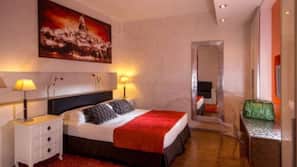 Luxe beddengoed, een minibar, een kluis op de kamer, extra bedden