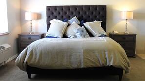 Premium bedding, blackout drapes, free WiFi, linens