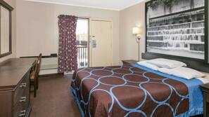 Desk, iron/ironing board, cribs/infant beds, rollaway beds