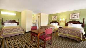 Free WiFi, linens