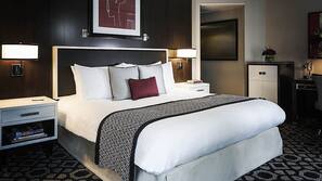 Premium bedding, pillowtop beds, minibar, in-room safe