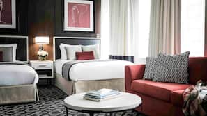 Premium bedding, pillowtop beds, minibar, in-room safe