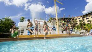 Outdoor pool, pool cabanas (surcharge), pool umbrellas