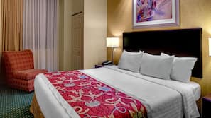 In-room safe, desk, iron/ironing board, free cribs/infant beds