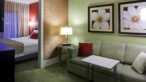 In-room safe, desk, iron/ironing board, free cribs/infant beds