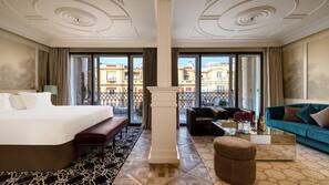 Biancheria da letto di alta qualità, minibar, cassaforte in camera