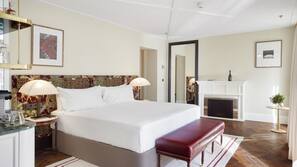 Biancheria da letto di alta qualità, minibar, cassaforte in camera